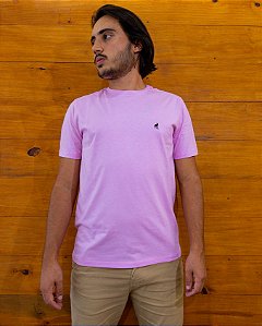 Camiseta Clássica Masculina Rosa Alcafield