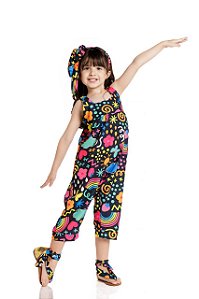 MACACÃO INFANTIL FEMININO VIVIAN