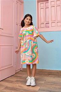 VESTIDO INFANTIL MENINA PÉROLA
