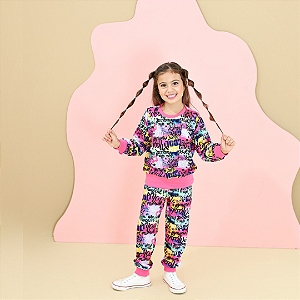 Conjunto Infantil Longo Menina Maria Aurora