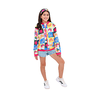 Jaqueta Bomber Infantil Menina Madu