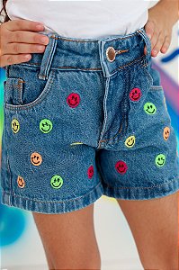 Short Infantil Jeans Menina Milly