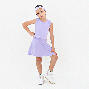 Conjunto Infantil Fitness Short Saia com Top Rafaella