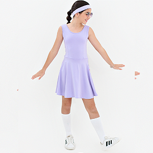 Macacão Infantil Fitness Short Saia Bianca