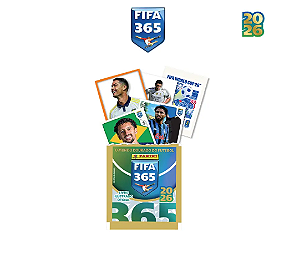 25 Figurinhas Fifa 365, 2026 , Panini = 5 envelopes