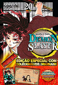 Demon Slayer Kimetsu No Yaiba Volume 20 Edição Especial, Panini
