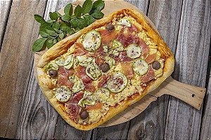 Pizza Levain Zucchini Com Presunto Parma Grande