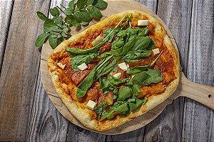 Pizza Levain Tomate Com Rúcula Grande