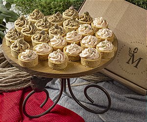 Mix Panelinhas de Pasta de Salmão + Panelinhas de Babaganush s/ glutem s/ lactose