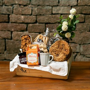 Cesta Box Bolos e Biscoitos