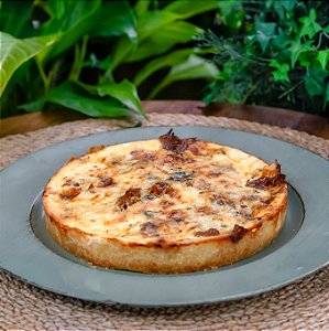 Quiche de Cebola Caramelada e Gorgonzola