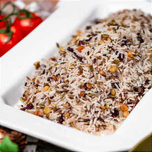 Arroz Festivo Sem Glúten e Sem Lactose - Vegano