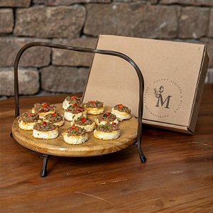 Canapé com Antepasto de Berinjela