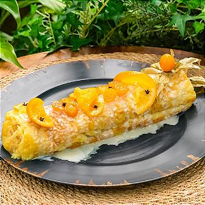 Rocambole de Laranja com Calda