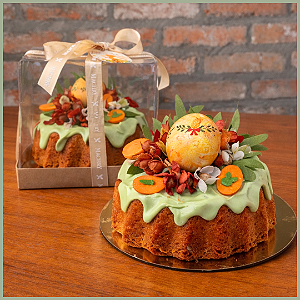 Bolo de Iogurte e Limão Siciliano Decorado