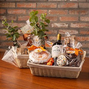 Cesta Oster Gold Páscoa