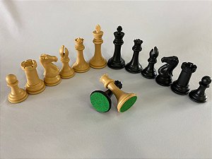 Staunton No. 6 Peças De Xadrez Do Torneio Em Caixa De Madeira, Rei De 3,9  Polegadas - Faz a Boa!