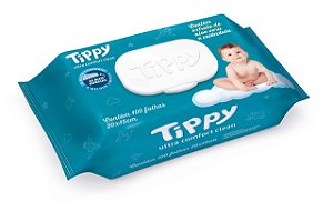 TOALHA UMEDECIDA TIPPY ULTRA CONFORT CLEAN C/100 FOLHAS