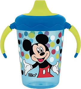 CANECA APRENDIZADO ANTIVAZAMENTO DISNEY LILLO AZUL 207ML