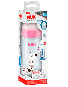 MAMADEIRA NUK FIRST CHOICE CONTROLE TEMPERATURA 300ML 6+