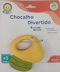 MORDEDOR KITSTAR CHOCALHO DIVERTIDO COGUMELO