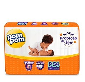 FRALDA POM POM PROTEK P C/54 UNIDADES