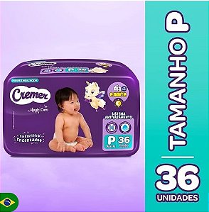 FRALDA CREMER ECONÔMICA P 36 UNIDADES
