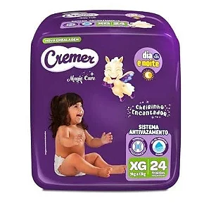 FRALDA CREMER ECONÔMICA XG 24 UNIDADES