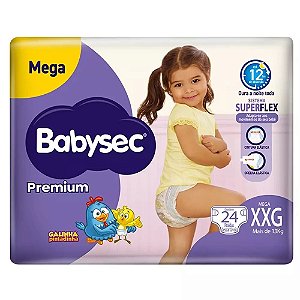 FRALDA BABYSEC PREMIUM MEGA XXG C/24