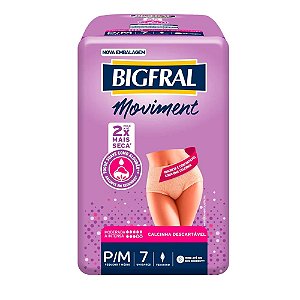 BIGFRAL ROUPA INTIMA MOVIMENT FEM PQ/MD 7UN