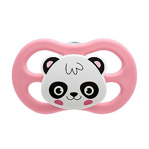 CHUPETA LITTLE FRIENDS SIMETRICA SILICONE TAMANHO 6+ - MENINA