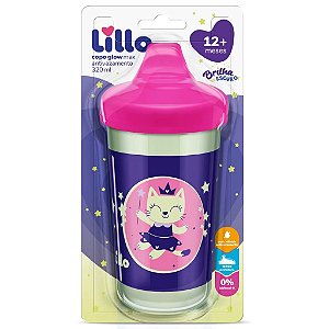 COPO GLOW MAX ANTIVAZAMENTO LILLO 320 ML - MENINA