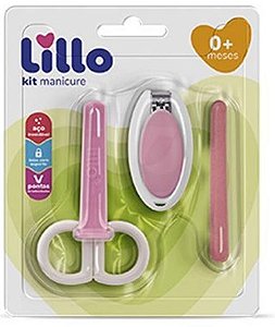 KIT MANICURE BABY LILLO - ROSA