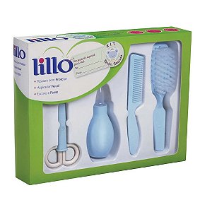 KIT HIGIENE RECÉM NASCIDO AZUL LILLO