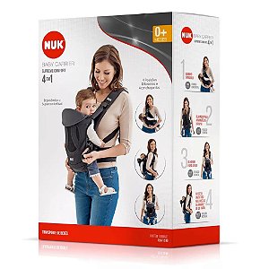 CARREGADOR DE BEBÊ CANGURU SUPREME COMFORT 4em1 NUK