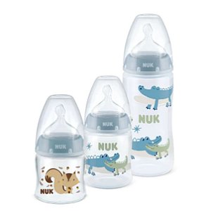 KIT MAMADEIRAS STARTER NUK FIRST CHOICE 90/150/300ml 6+