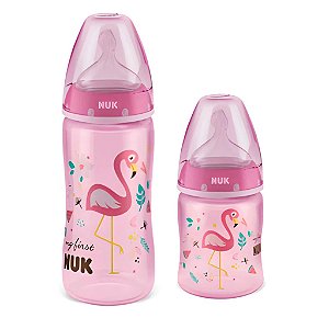 KIT MAMADEIRA MY FIRST NUK 150/300ML 0-6/6+ ROSA