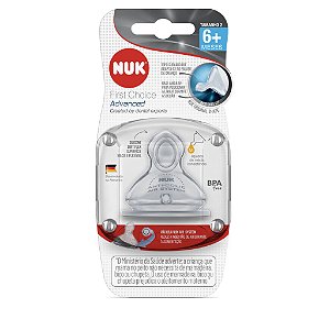 BICO NUK FIRST CHOICE ADVANCED SILICONE FLOW CONTROL 6+ MESES