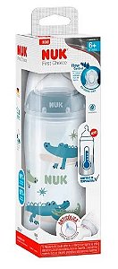 MAMADEIRA NUK FIRST CHOICE CONTROLE TEMPERATURA FLOW 360ML 6+