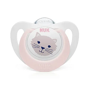 CHUPETA NUK STAR GIRL SILICONE 0+