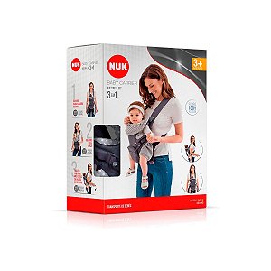 NUK CARREGADOR DE BEBE NATURAL FIT 3 EM 1