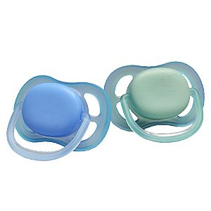 CHUPETA ULTRA AIR LISA AVENT 0-6 MESES AZUL C/2 UNIDADES