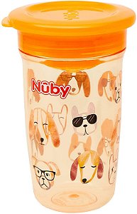 COPO TRITAN 360° NÛBY LARANJA 300ML