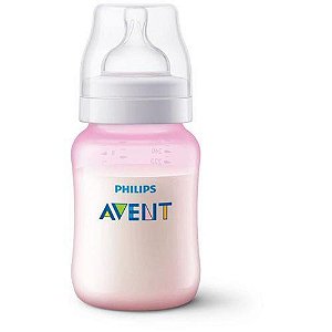 MAMADEIRA ANTI-COLIC AVENT ROSA 260ML