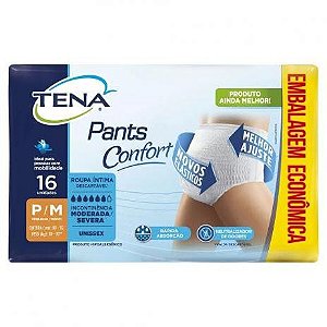 Tena Pants Confort Mega G/EG c/ 24 Fraldas - Distribuidora 