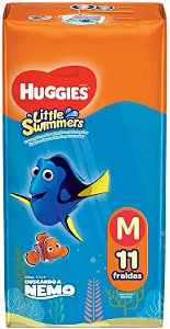 FRALDA LITTLE SWIMMERS HUGGIES - M C/ 11 UNIDADES