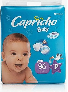 FRALDA CAPRICHO BABY MEGA P C/96 UNIDADADES