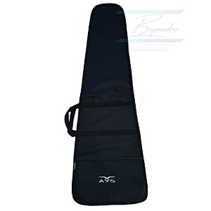 Capa Bag Para Guitarra Luxo Acolchoada com Alças AVS Preta