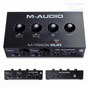 Interface de Áudio M-Audio Usb M-Track Duo 2 Canais Original
