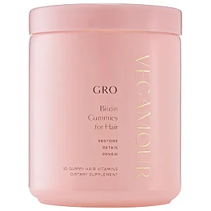 Vegamour GRO Biotin Gummies for Thinning Hair